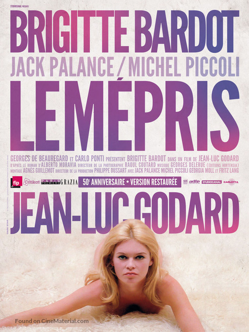 Le m&eacute;pris - French Movie Poster