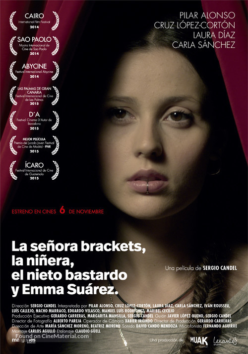 La se&ntilde;ora Brackets, la ni&ntilde;era, el nieto bastardo y Emma Su&aacute;rez - Spanish Movie Poster