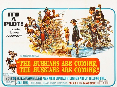 The Russians Are Coming, the Russians Are Coming - British Movie Poster