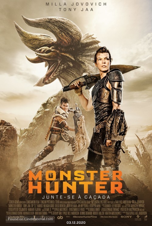 Monster Hunter - Brazilian Movie Poster