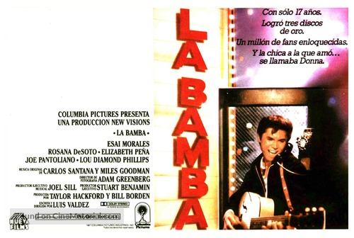 La Bamba - Spanish Movie Poster