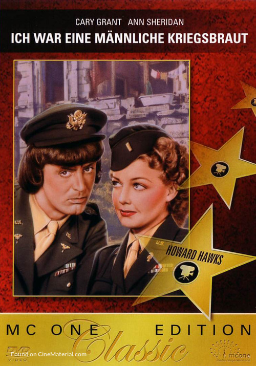 I Was a Male War Bride - German Movie Cover