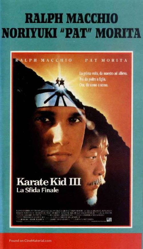 The Karate Kid, Part III - Italian VHS movie cover