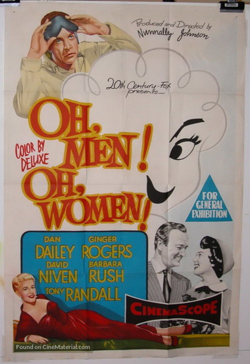 Oh, Men! Oh, Women! - Australian Movie Poster