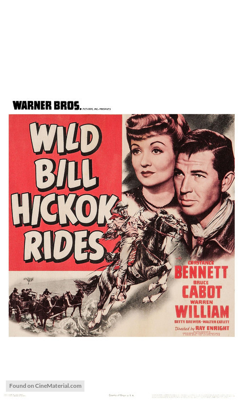 Wild Bill Hickok Rides - Movie Poster