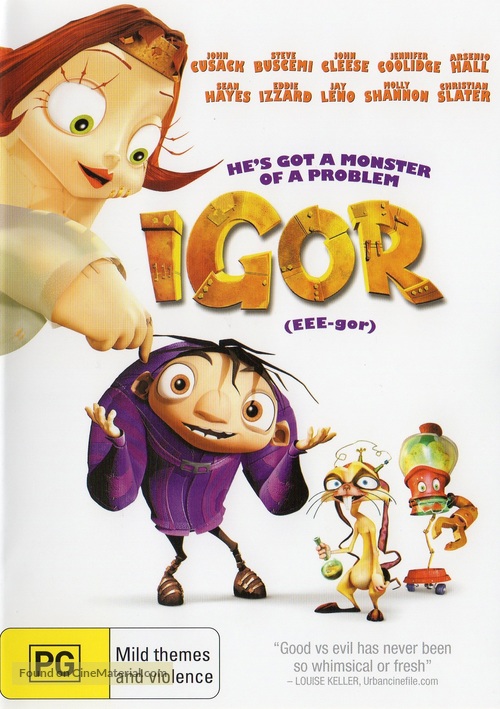 Igor - Australian DVD movie cover