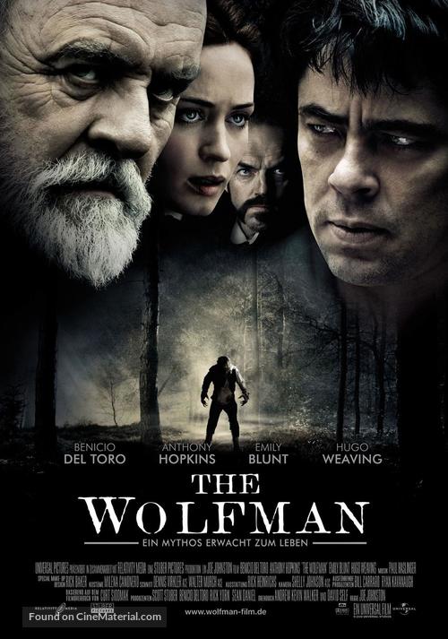 The Wolfman - German Movie Poster