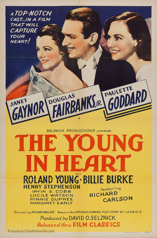 The Young in Heart - Re-release movie poster