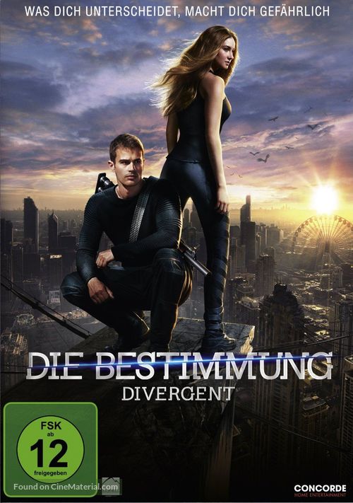 Divergent - German DVD movie cover