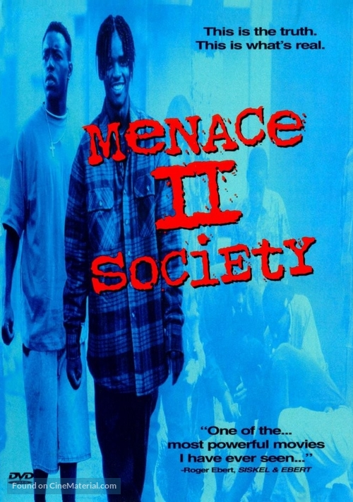 Menace II Society - DVD movie cover