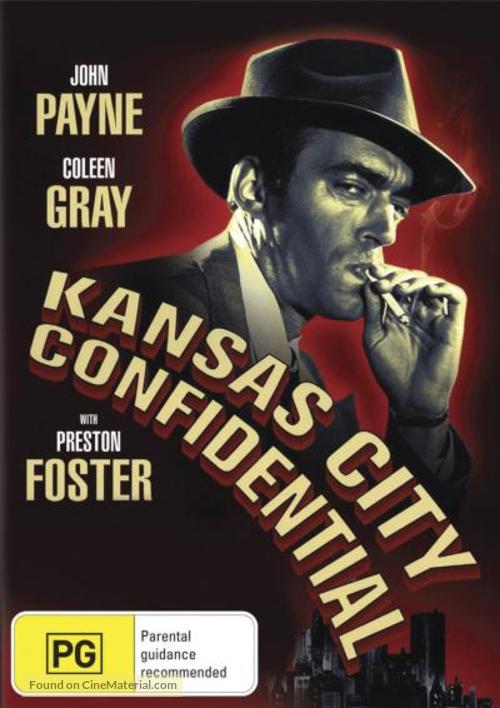 Kansas City Confidential - Australian DVD movie cover