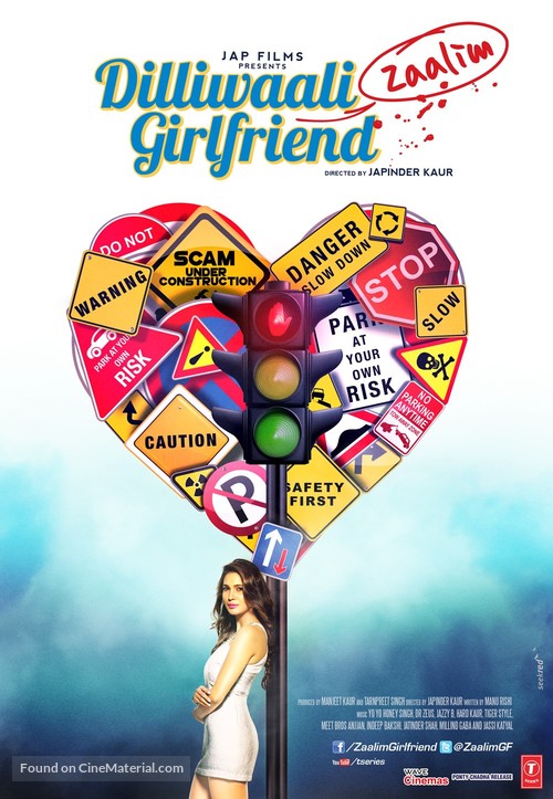 Dilliwaali Zaalim Girlfriend - Indian Movie Poster