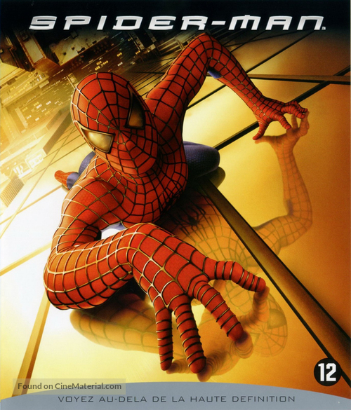 Spider-Man - Belgian Blu-Ray movie cover