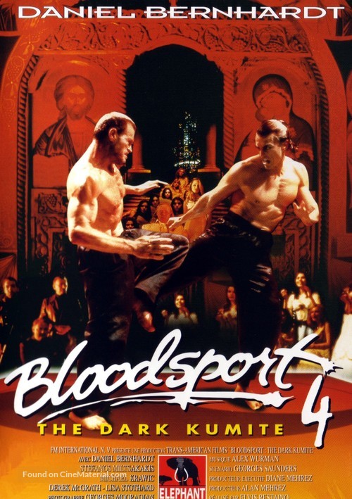 Bloodsport: The Dark Kumite - French DVD movie cover