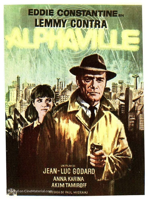 Alphaville, une &eacute;trange aventure de Lemmy Caution - Spanish Movie Poster