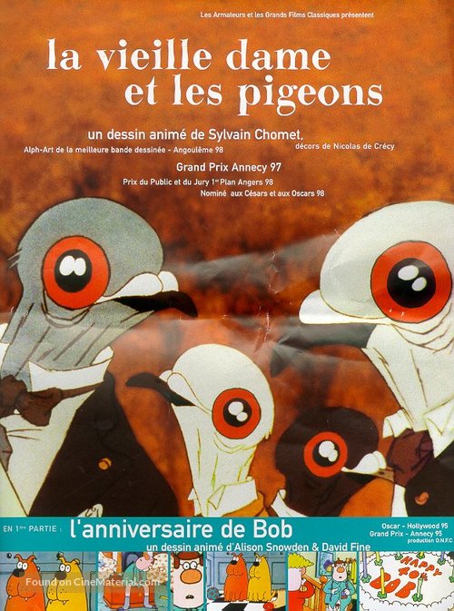 Vieille dame et les pigeons, La - French DVD movie cover