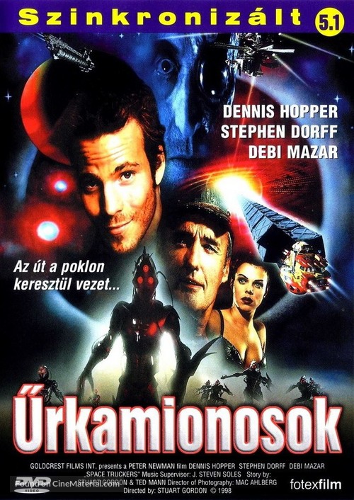 Space Truckers - Hungarian DVD movie cover