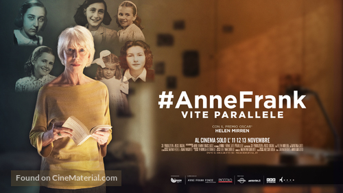 #AnneFrank. Parallel Stories - Italian Movie Poster