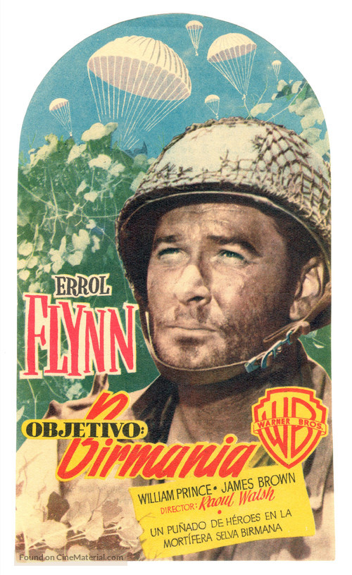 Objective, Burma! - Spanish Movie Poster