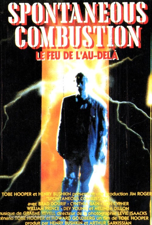 Spontaneous Combustion - French VHS movie cover