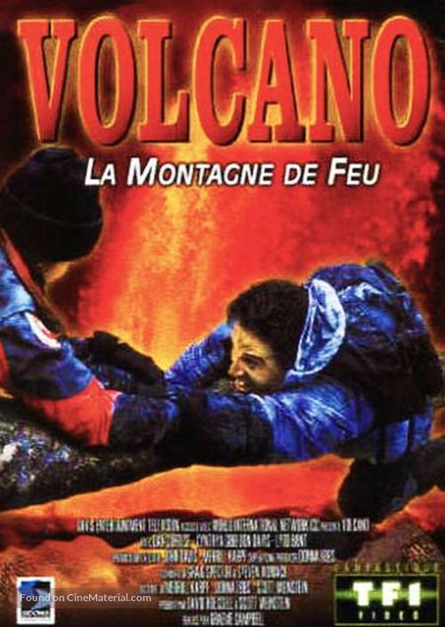 Volcano: Fire on the Mountain - French VHS movie cover