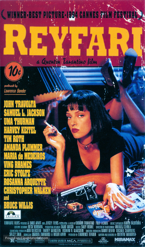 Pulp Fiction - Icelandic DVD movie cover