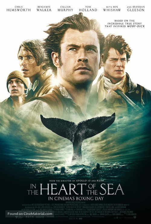 In the Heart of the Sea - British Movie Poster