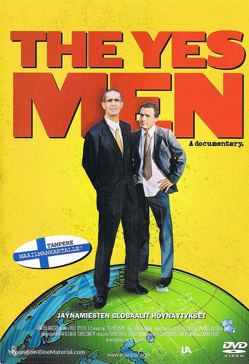 The Yes Men - Finnish DVD movie cover