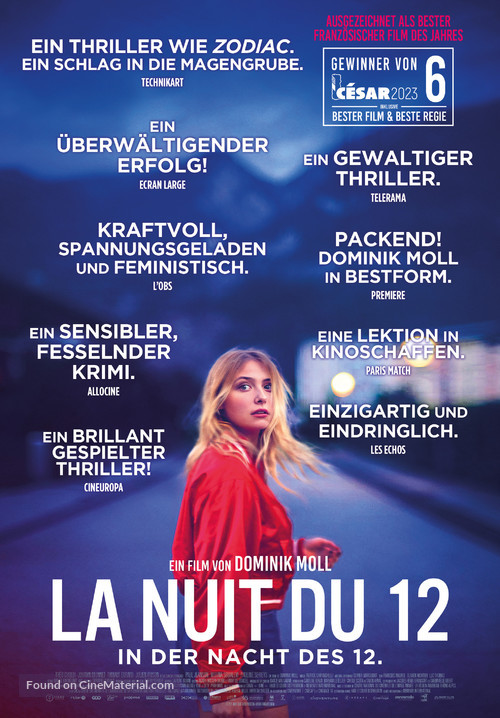 La nuit du 12 - Swiss Movie Poster