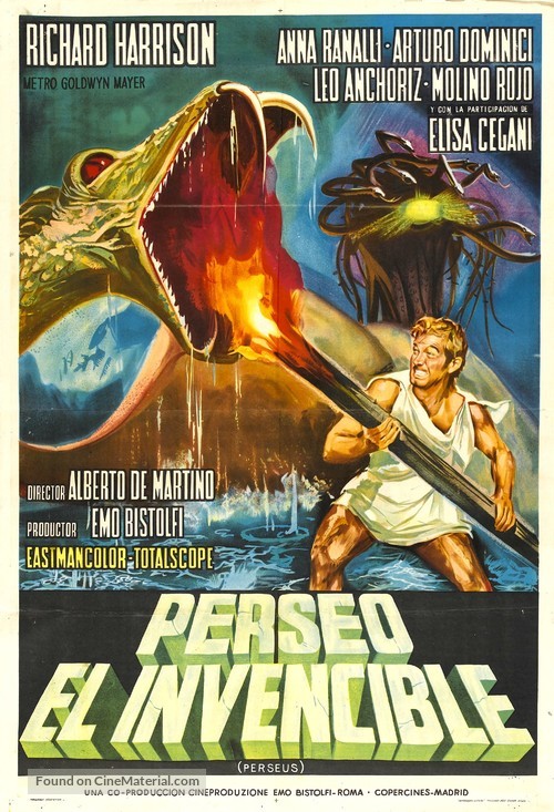 Perseo l&#039;invincibile - Argentinian Movie Poster