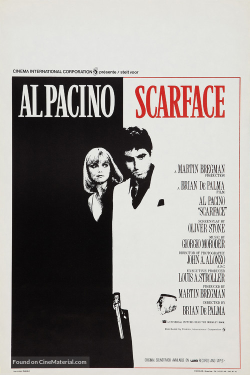 Scarface - Belgian Movie Poster