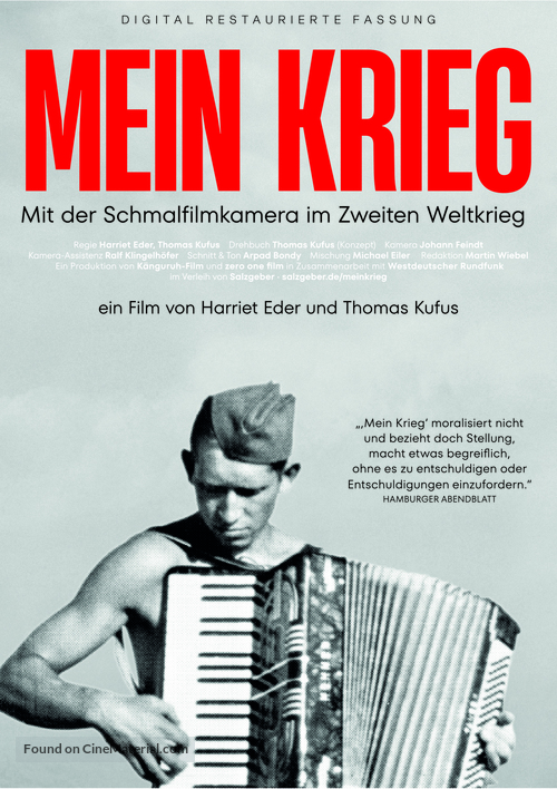 Mein Krieg - German Movie Poster