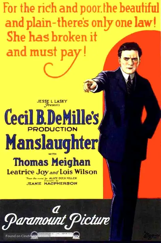 Manslaughter - Movie Poster