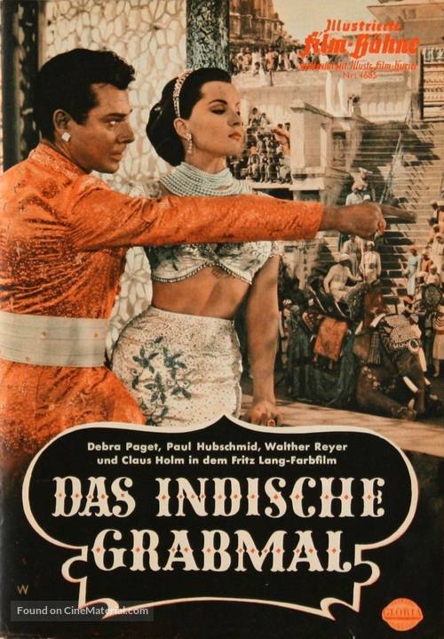 Das iIndische Grabmal - German poster