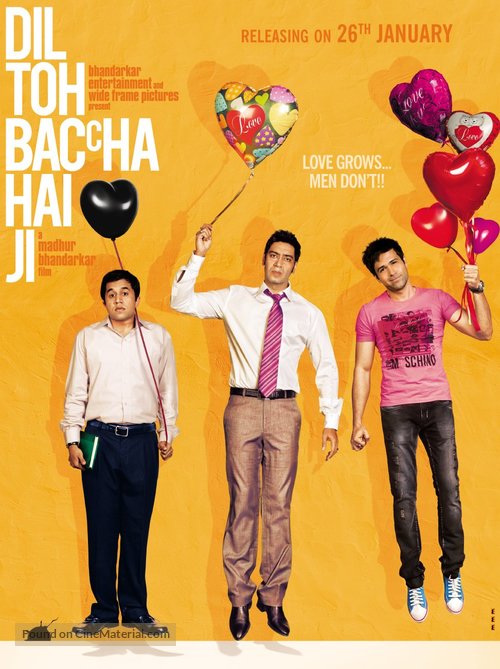 Dil Toh Bachcha Hai Ji - Indian Movie Poster