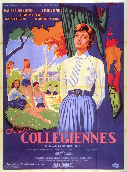 Les coll&eacute;giennes - French Movie Poster