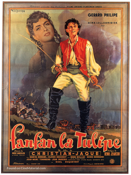 Fanfan la Tulipe - French Movie Poster