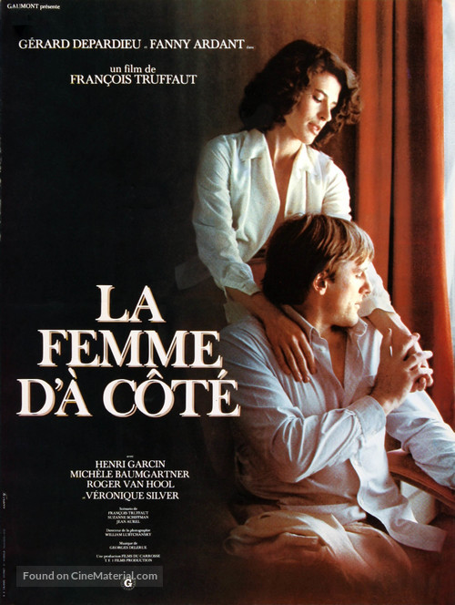 La femme d&#039;&agrave; c&ocirc;t&eacute; - French Movie Poster