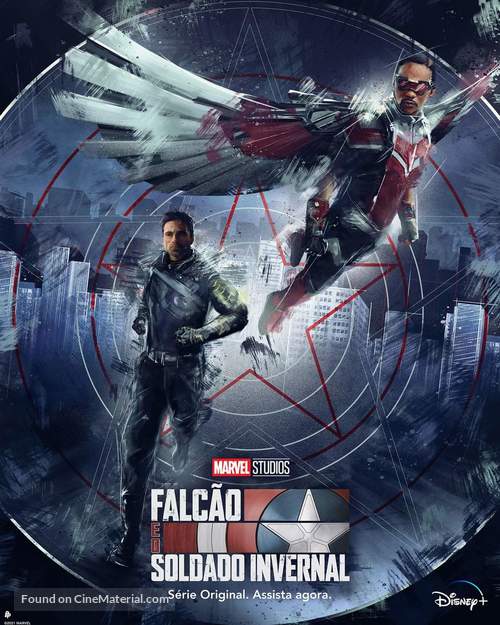 &quot;The Falcon and the Winter Soldier&quot; - Brazilian Movie Poster