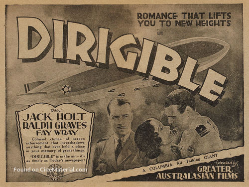 Dirigible - Australian poster