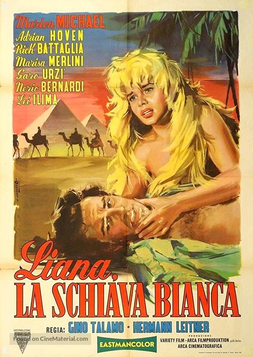 Liane, die wei&szlig;e Sklavin - Italian Movie Poster