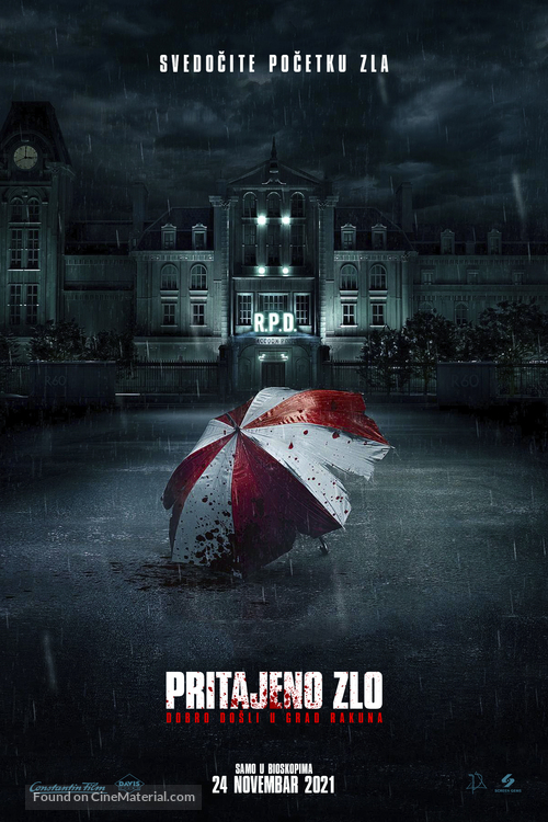 Resident Evil: Welcome to Raccoon City - Serbian Movie Poster