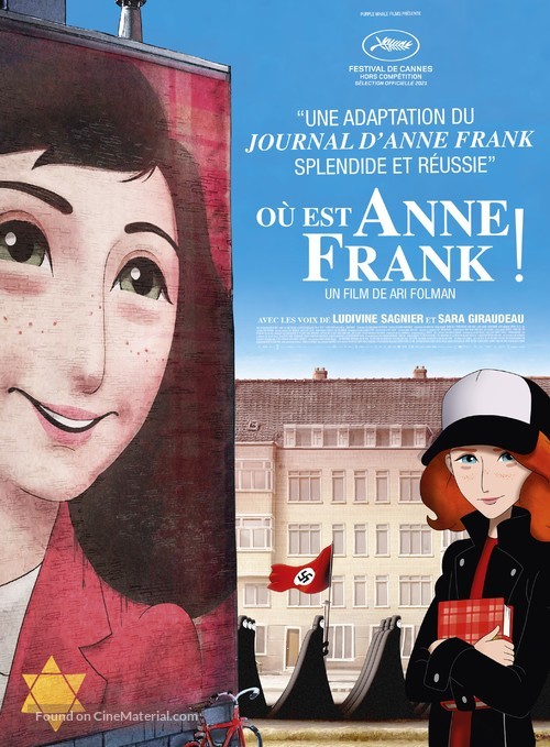 Where Is Anne Frank - French Movie Poster