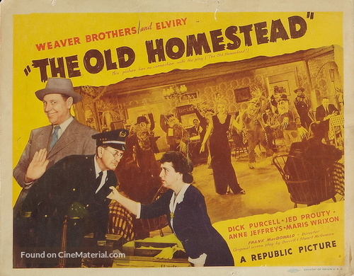 The Old Homestead - Movie Poster