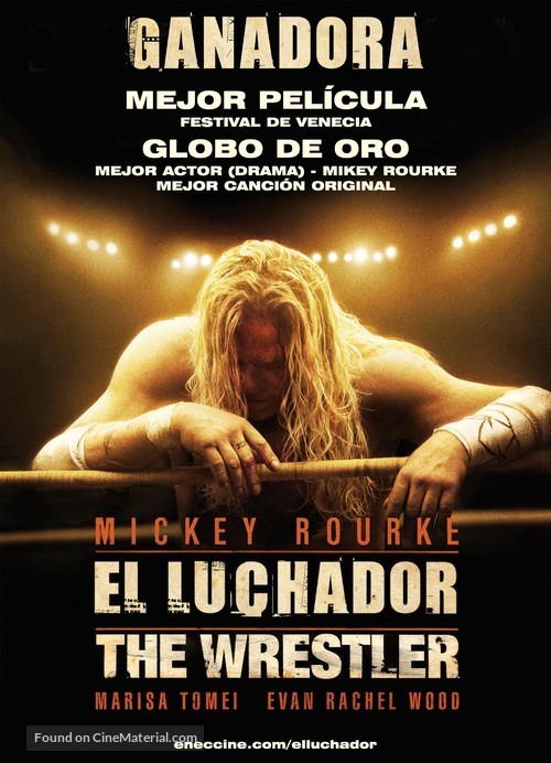 The Wrestler - Uruguayan Movie Poster