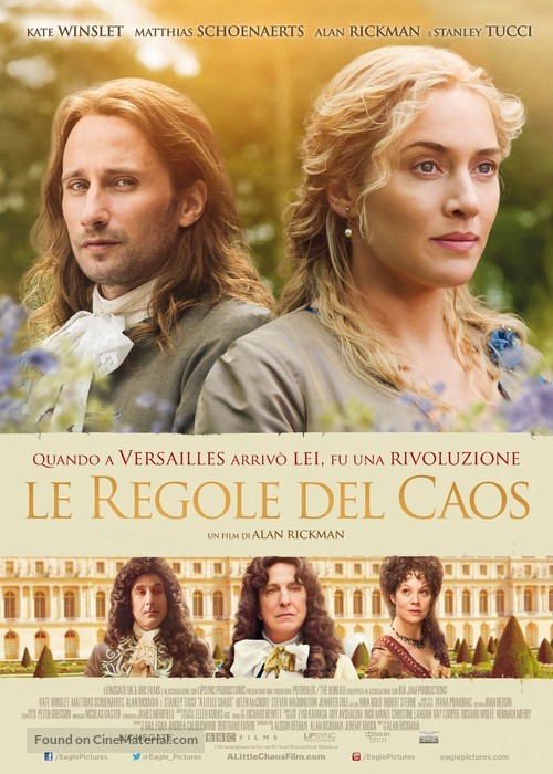 A Little Chaos (2015) Italian movie poster