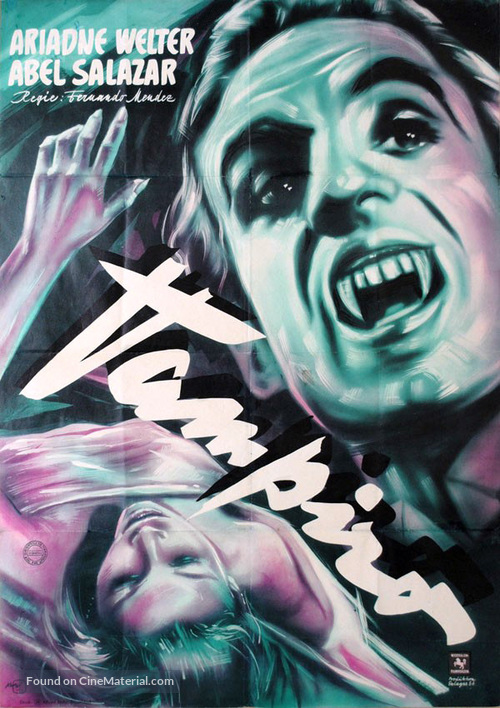 El Vampiro - German Movie Poster