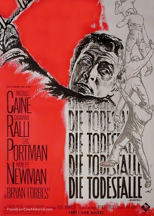 Deadfall - German Movie Poster