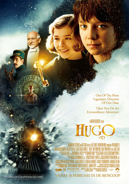 Hugo - Dutch Movie Poster