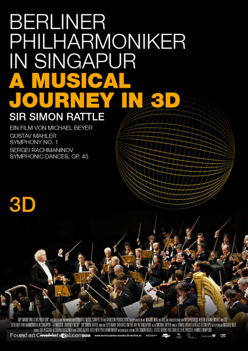 Berliner Philharmoniker in Singapur - A Musical Journey in 3D - German Movie Poster